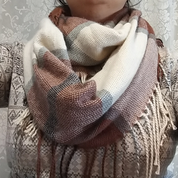 Wilsons Leather Accessories - Wilson's Leather Fringe Infinity Scarf